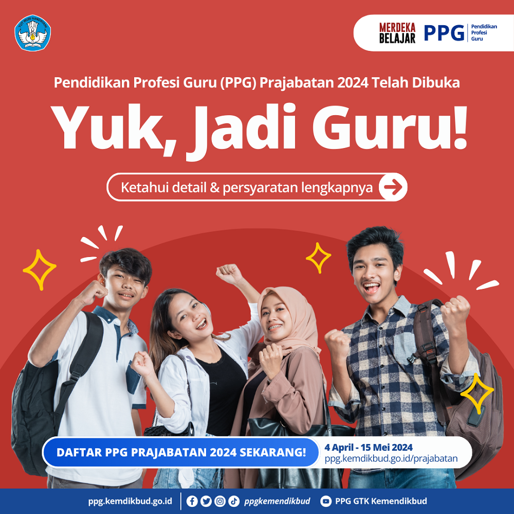 Pengumuman Pembukaan PPG Prajabatan Tahun 2024